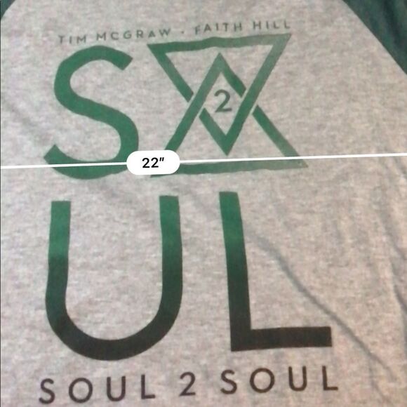 Tim McGraw Faith Hill soul 2 soul the world tour 2017 tee - Picture 6 of 6